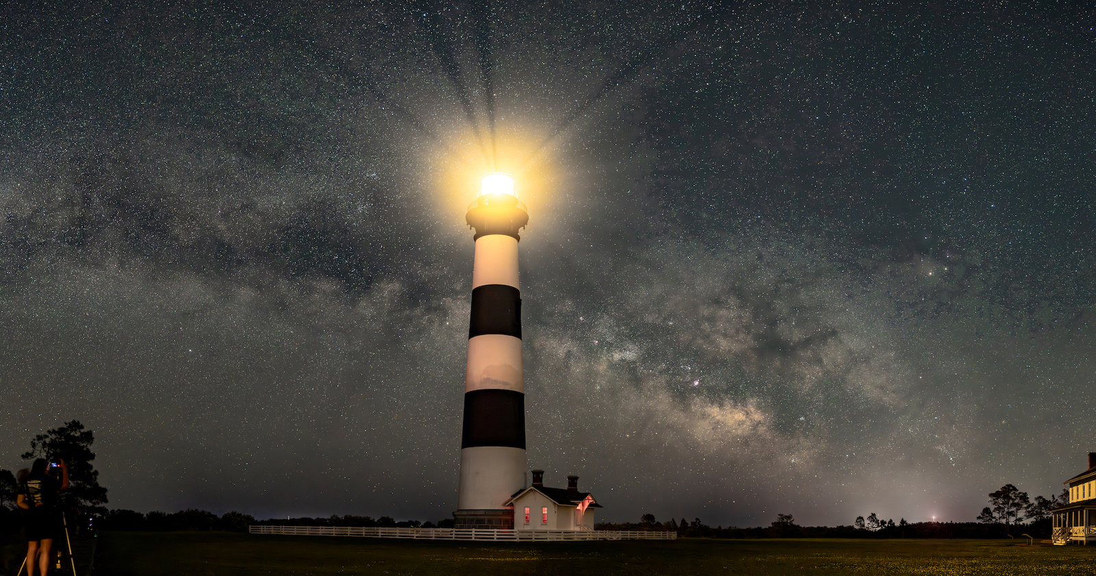 Bodie Island Lighthouse and Milky Way